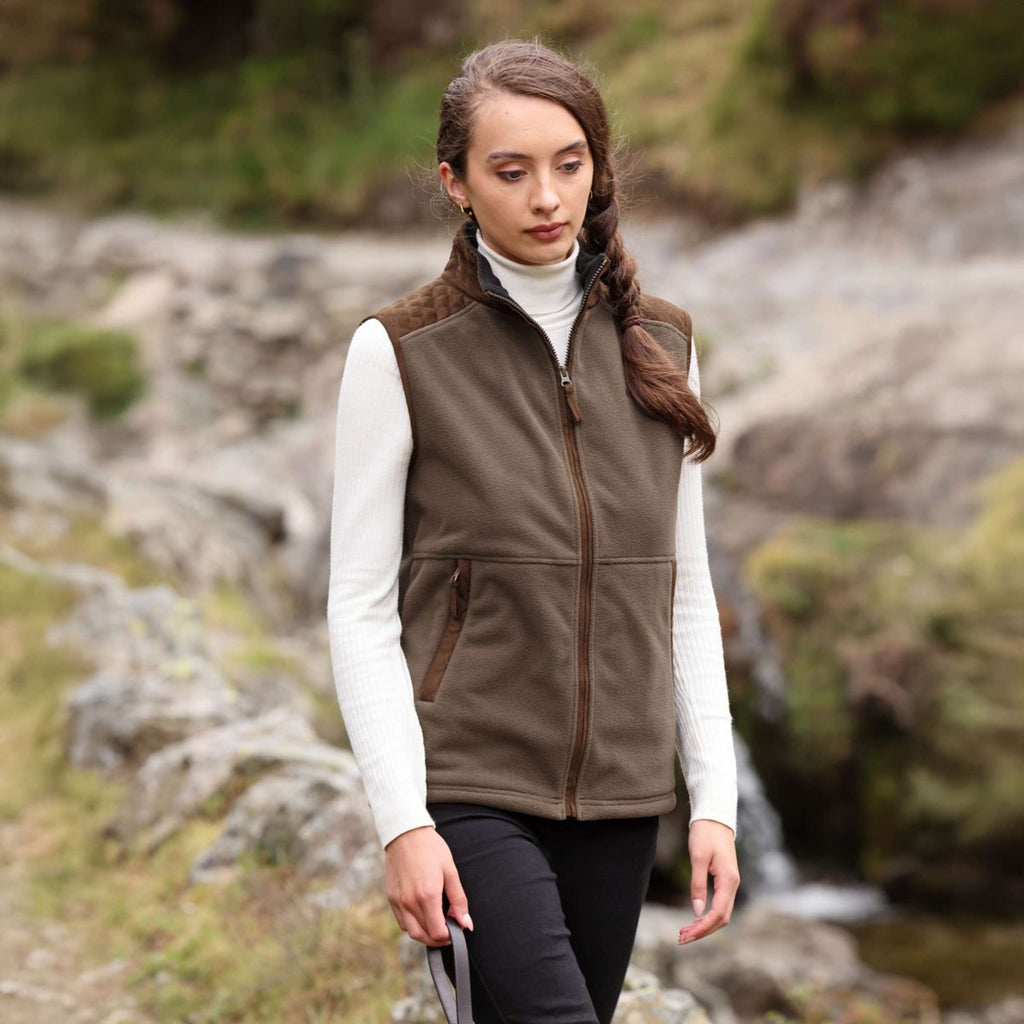 Aubrion by Shires Bodychauffant Heritage Fleece Olive foncé