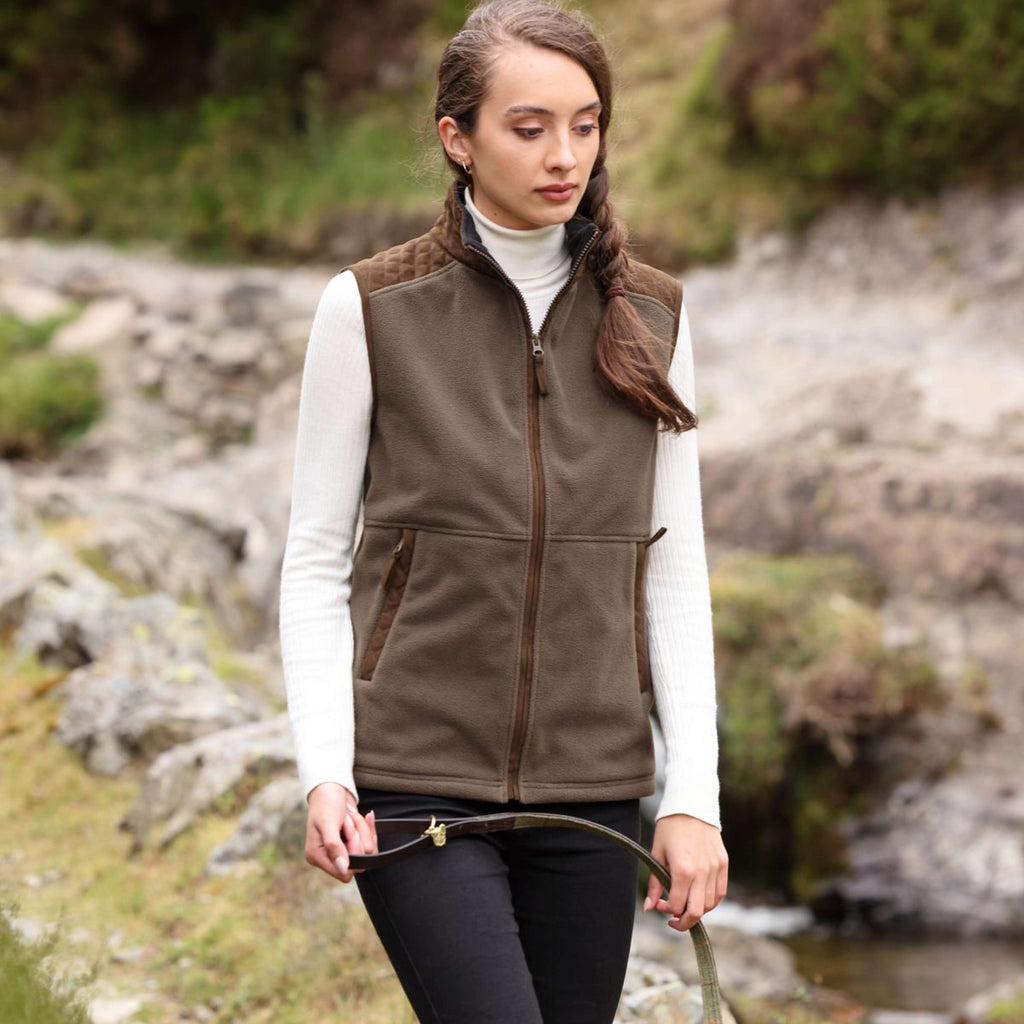 Aubrion by Shires Bodychauffant Heritage Fleece Olive foncé