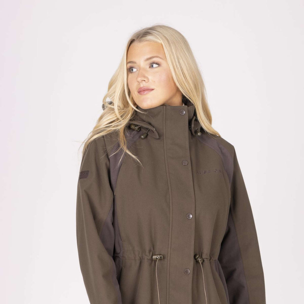 Aubrion by Shires Veste Heritage Olive foncé