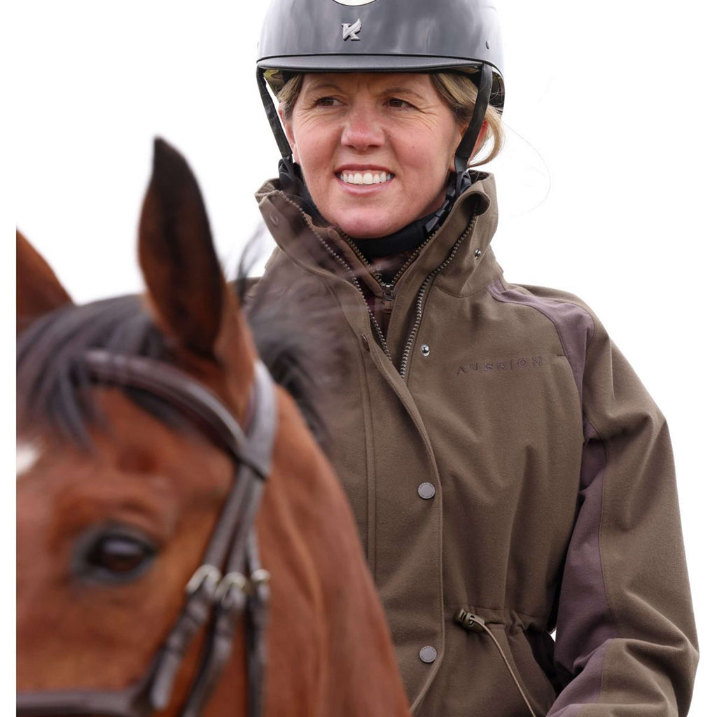 Aubrion by Shires Veste Heritage Olive foncé