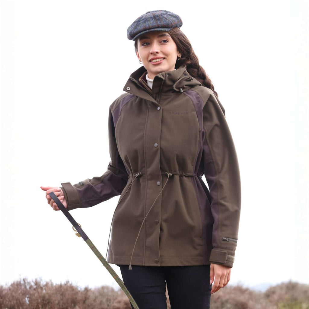 Aubrion by Shires Veste Heritage Olive foncé
