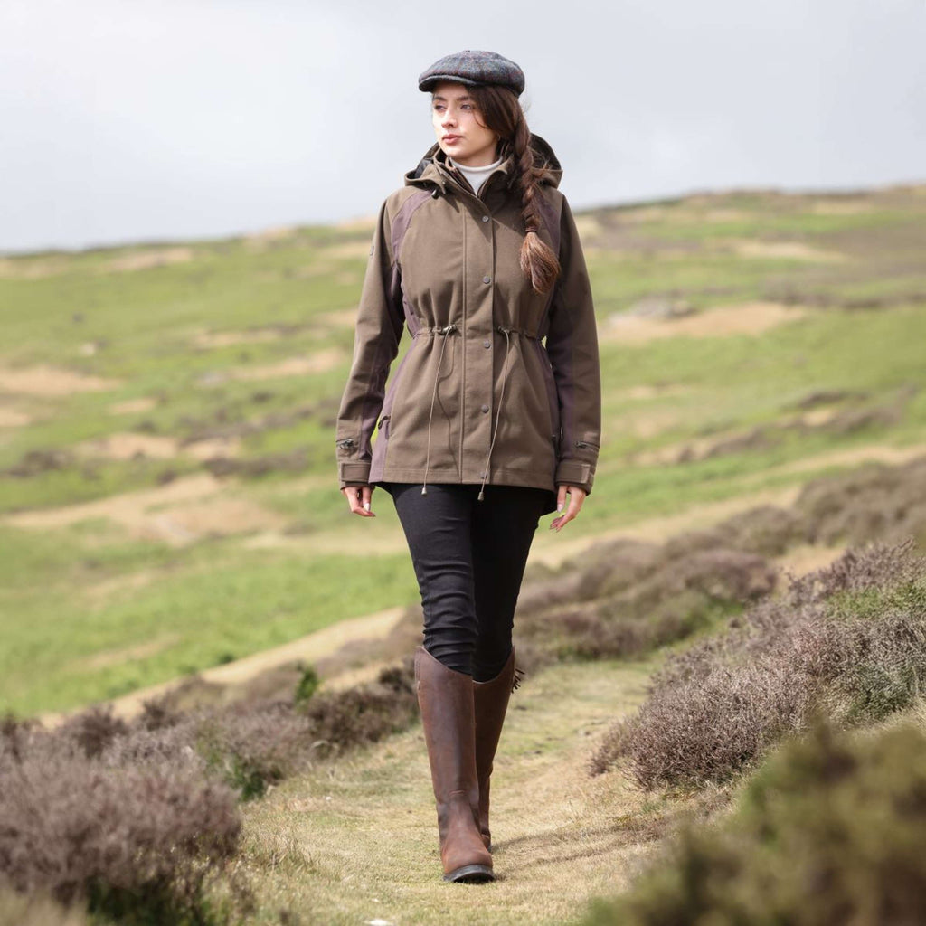 Aubrion by Shires Veste Heritage Olive foncé
