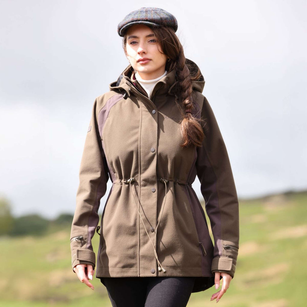 Aubrion by Shires Veste Heritage Olive foncé