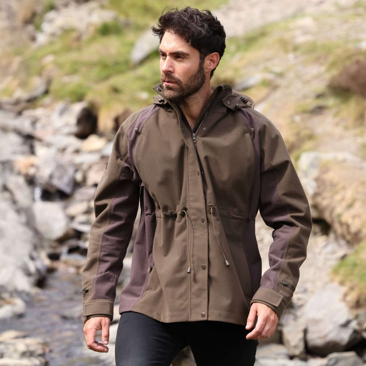 Aubrion by Shires Veste Heritage Olive foncé