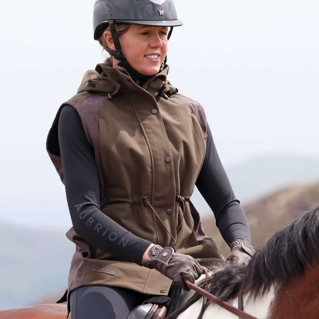 Aubrion by Shires Bodychauffant Heritage Olive foncé
