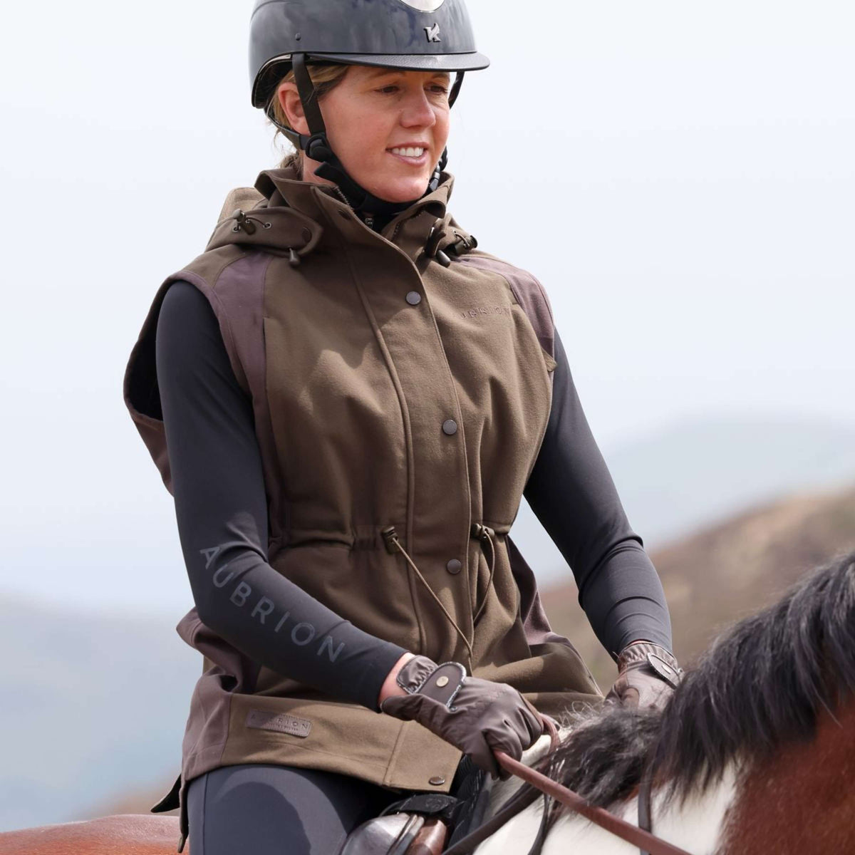 Aubrion by Shires Bodychauffant Heritage Olive foncé