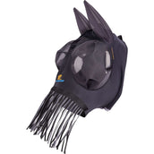 FlyGuard by Shires Masque Anti-Mouches Pro Stretch avec Oreilles et Franges Jet