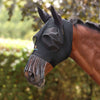 FlyGuard by Shires Masque Anti-Mouches Pro Stretch avec Oreilles et Franges Jet