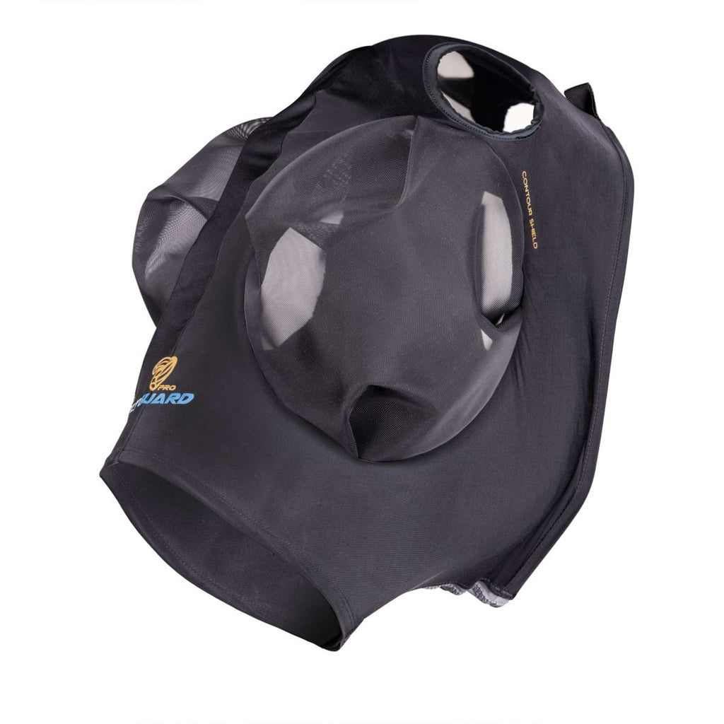 FlyGuard by Shires Masque Anti-Mouches Pro Stretch avec Découpe D'oreille Jet