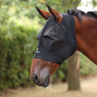 FlyGuard by Shires Masque Anti-Mouches Pro Stretch avec Découpe D'oreille Jet