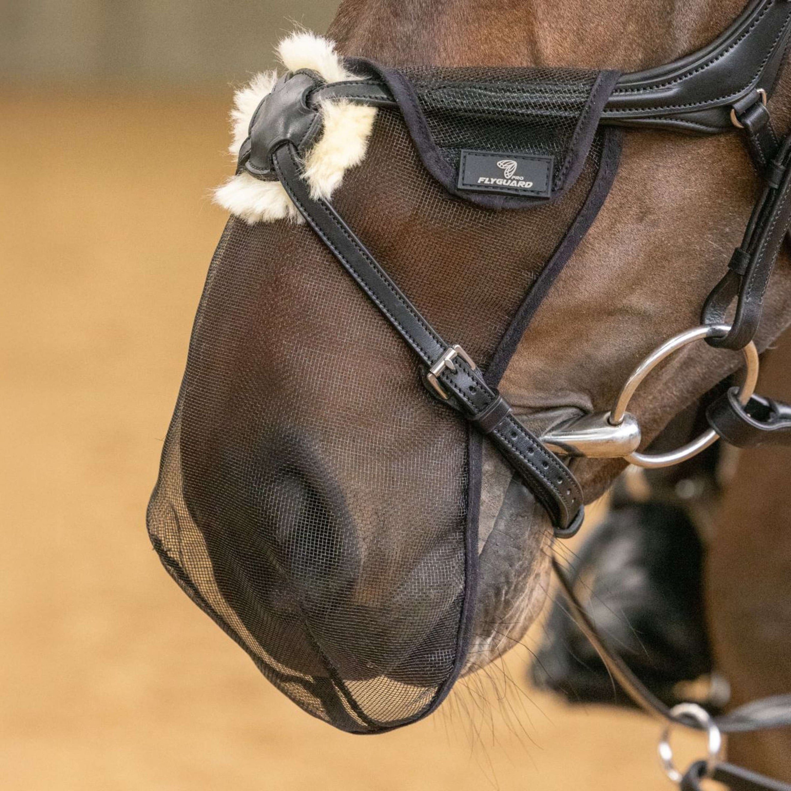 FlyGuard by Shires Filet pour Naseaux Pro Noir FlyGuard by Shires Filet pour Naseaux Pro Noir