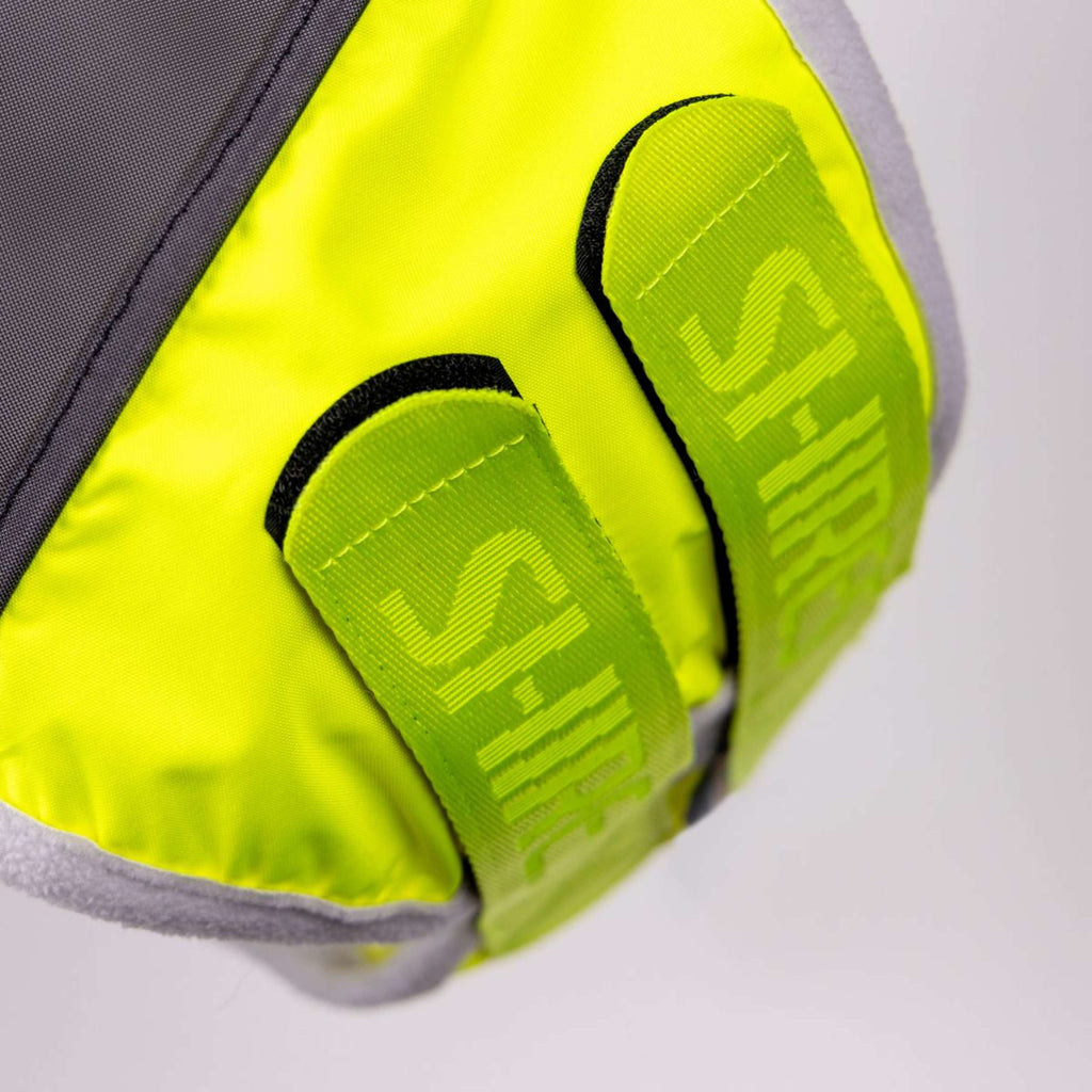 FlyGuard by Shires Masque Anti-Mouches Pro Hi-Viz Fine Mesh avec Oreilles Fluorescent-jaune