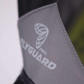 FlyGuard by Shires Masque Anti-Mouches Pro Hi-Viz Fine Mesh avec Oreilles et Franges Fluorescent-jaune