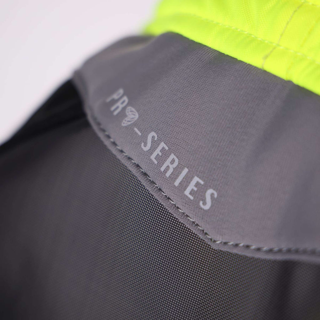 FlyGuard by Shires Masque Anti-Mouches Pro Hi-Viz Fine Mesh avec Oreilles et Nez Fluorescent-jaune