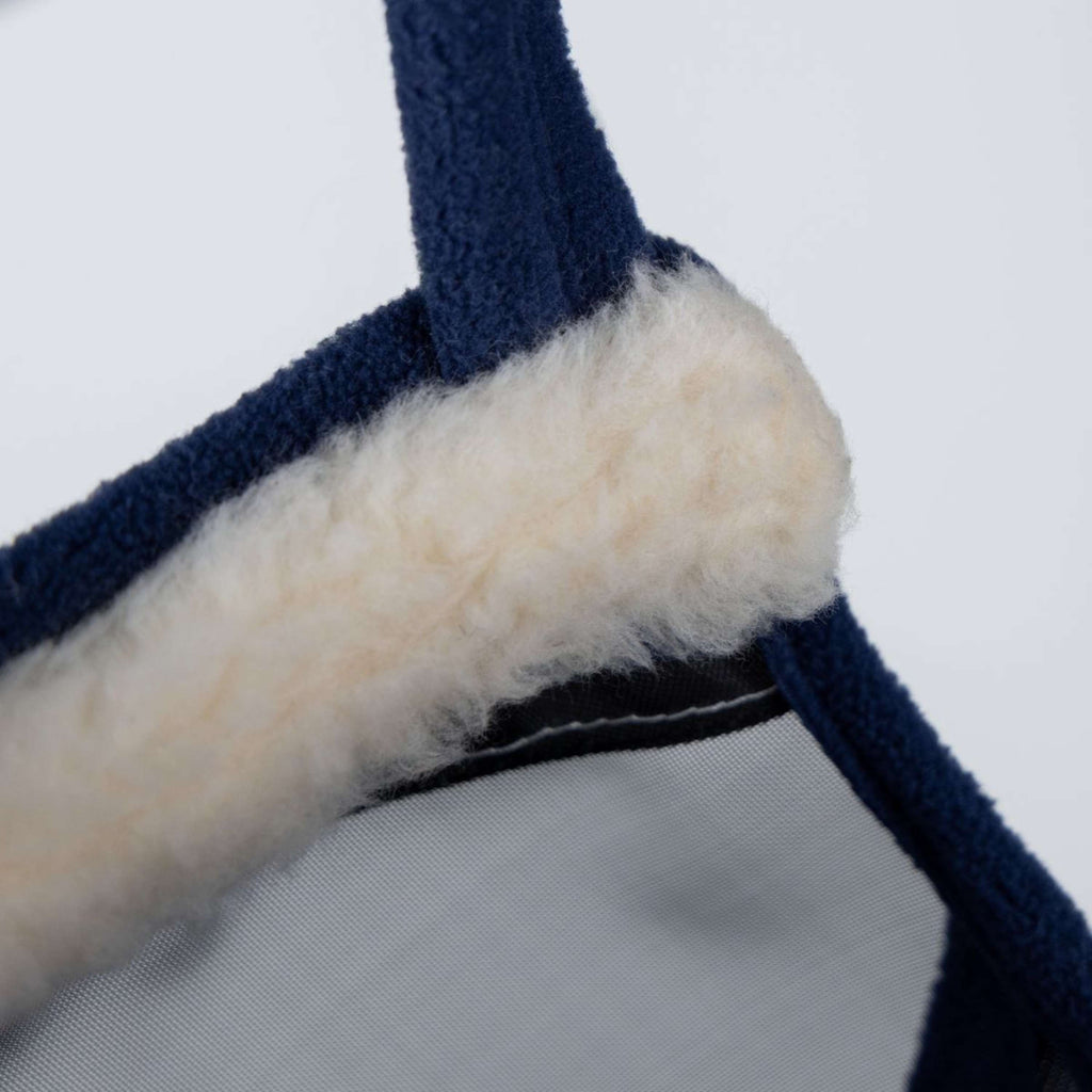 FlyGuard by Shires Masque Anti-Mouches Pro Fine Mesh sans Oreilles avec Franges Marin