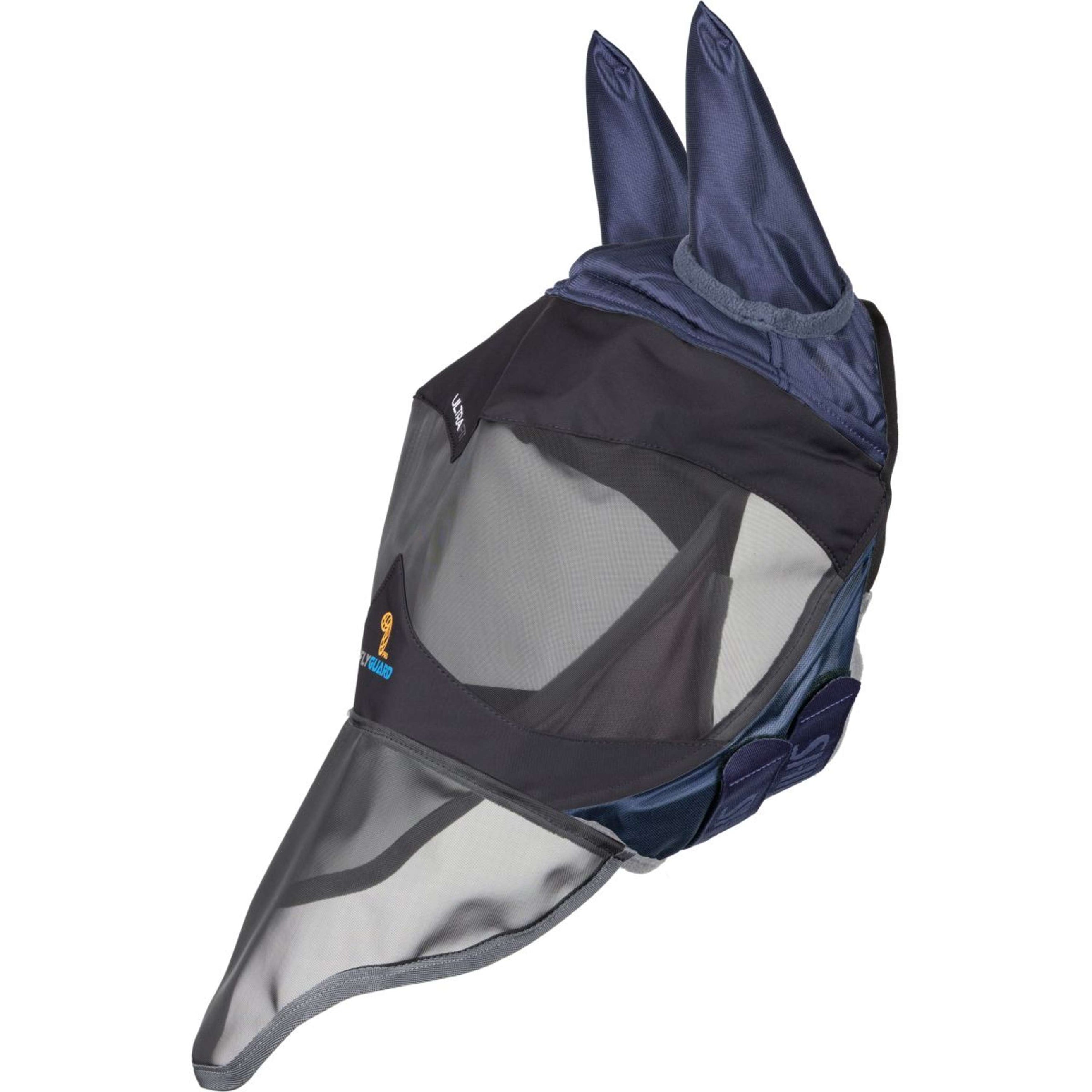 FlyGuard by Shires Masque Anti-Mouches Pro Deluxe avec Oreilles et Nez Marin