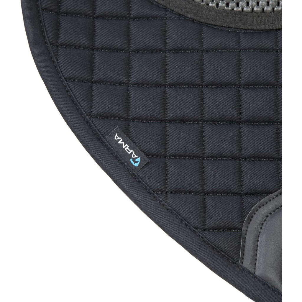 Arma by Shires Tapis de Selle Soft Grip de Saut Noir