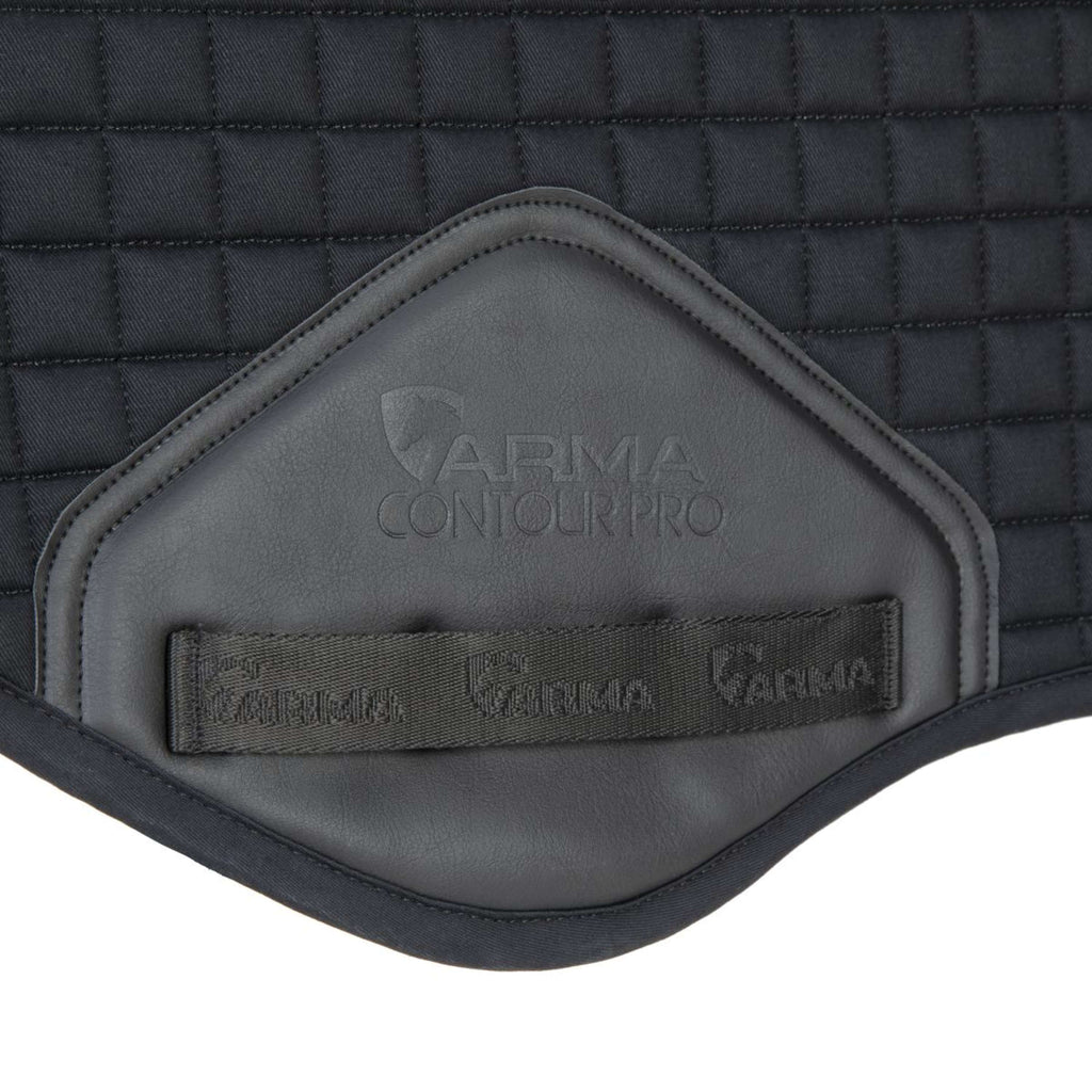 Arma by Shires Tapis de Selle Soft Grip de Saut Noir