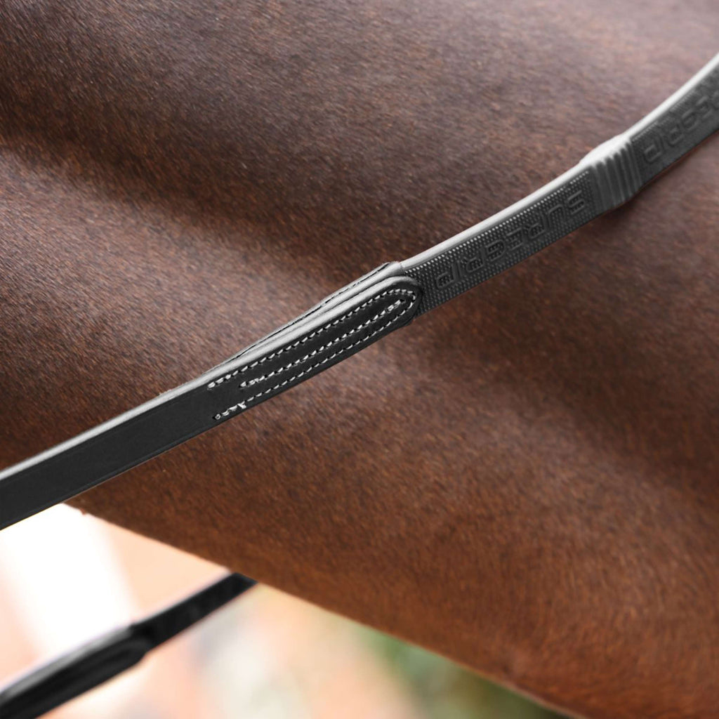 Velociti by Shires Rênes Lusso Elite Pro SureGrip Noir