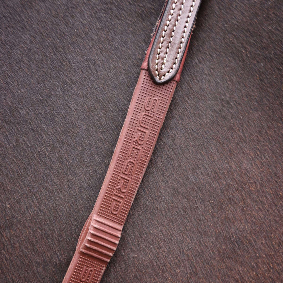 Velociti by Shires Rênes Lusso Elite Pro SureGrip Havane