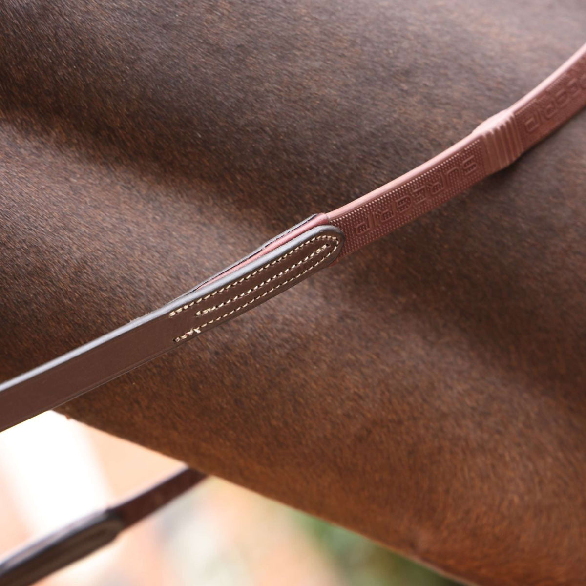 Velociti by Shires Rênes Lusso Elite Pro SureGrip Havane