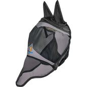 FlyGuard by Shires Masque Anti-Mouches Pro Fine Mesh avec Oreilles et Nez Jet