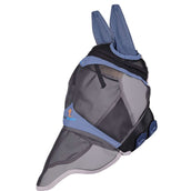 FlyGuard by Shires Masque Anti-Mouches Pro Air Motion avec Oreilles et Nez Deep Airforce Blue