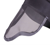 Shires Masque Anti-Mouches Stretch avec Nez Jet Black