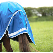 Highlander Original by Shires Couverture d'Hiver Turnout 200g avec Couvre-cou Bleu