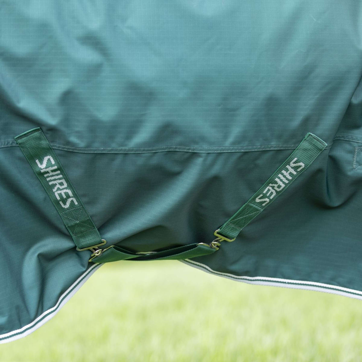 Highlander Original by Shires Couverture d'Hiver Turnout 300g avec Couvre-cou Vert