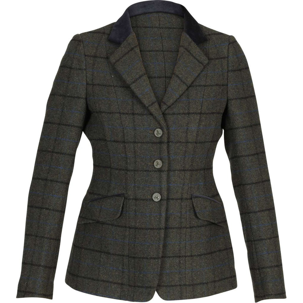 Aubrion by Shires Veste de Concours Saratoga Vert foncé Check
