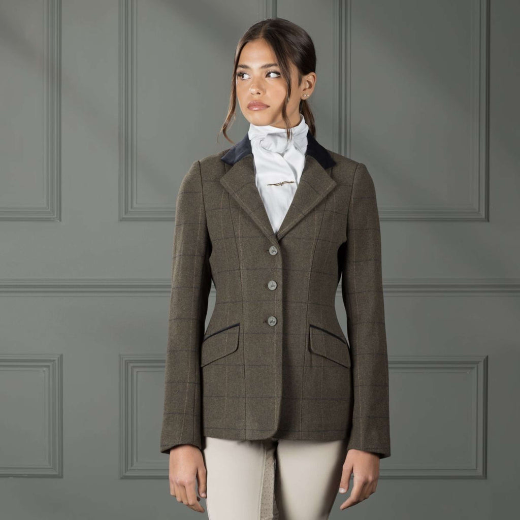 Aubrion by Shires Veste de Concours Saratoga Vert Check