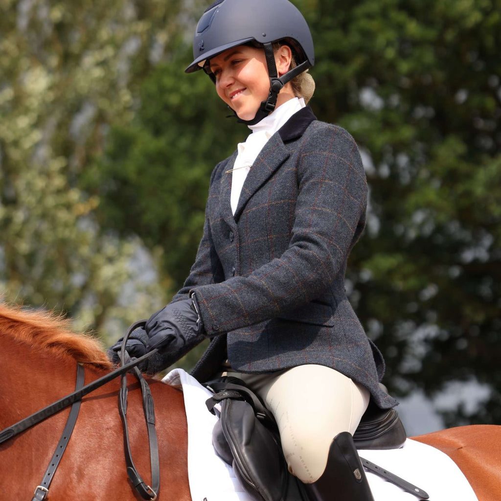 Aubrion by Shires Veste de Concours Saratoga Juniper Navy Check
