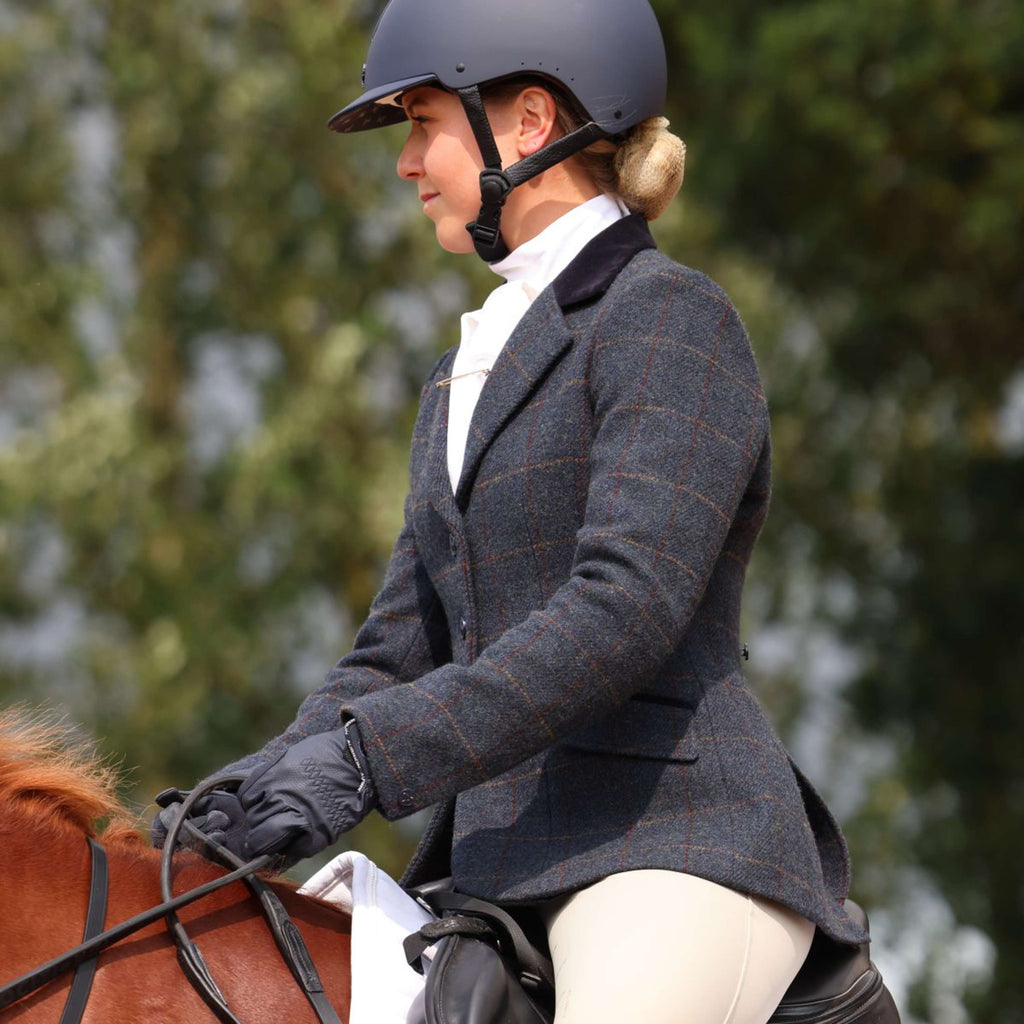 Aubrion by Shires Veste de Concours Saratoga Juniper Navy Check