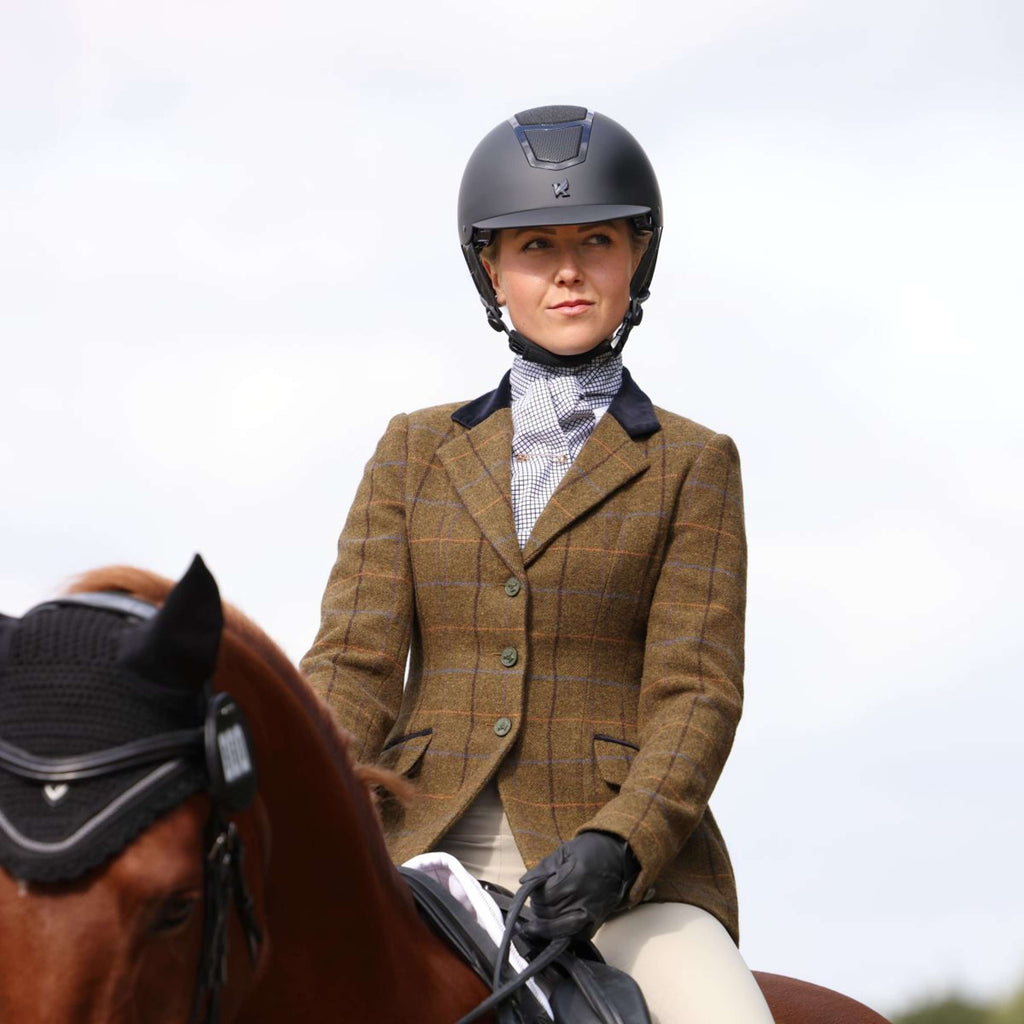 Aubrion by Shires Veste de Concours Saratoga Chêne Brun Check