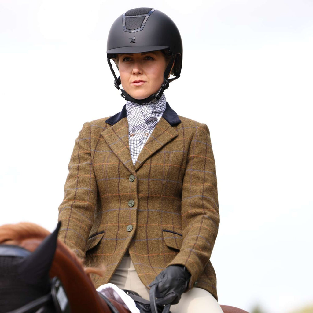 Aubrion by Shires Veste de Concours Saratoga Chêne Brun Check