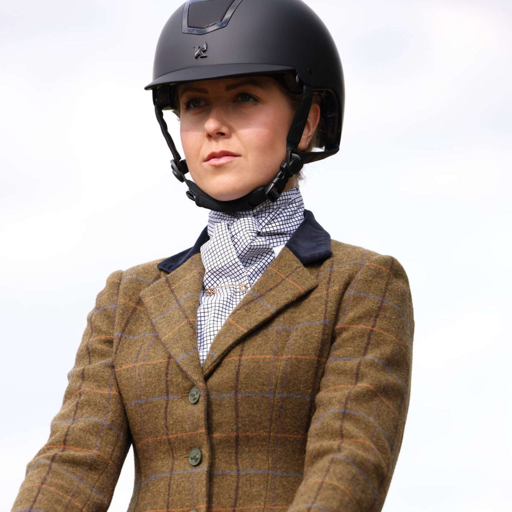Aubrion by Shires Veste de Concours Saratoga Chêne Brun Check