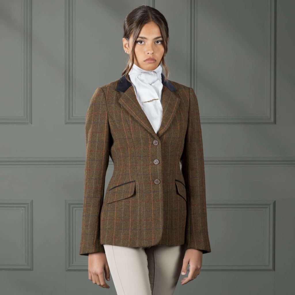 Aubrion by Shires Veste de Concours Saratoga Rouille Check
