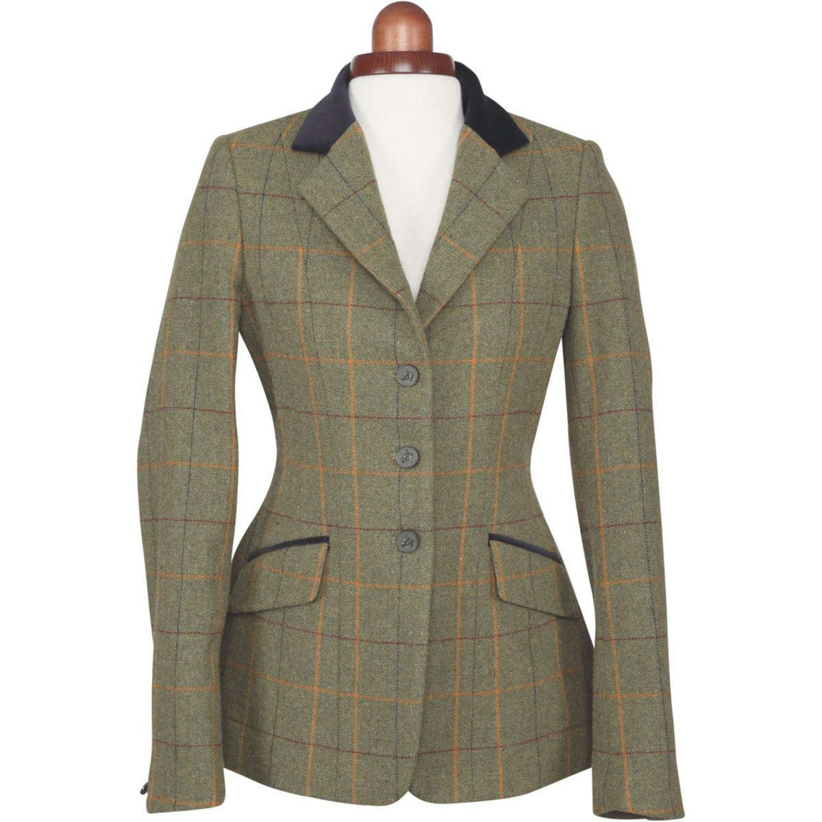 Aubrion by Shires Veste de Concours Saratoga Rouge/Jaune/Bleu Check