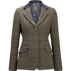 Aubrion by Shires Veste de Concours Saratoga Spruce Vert Check