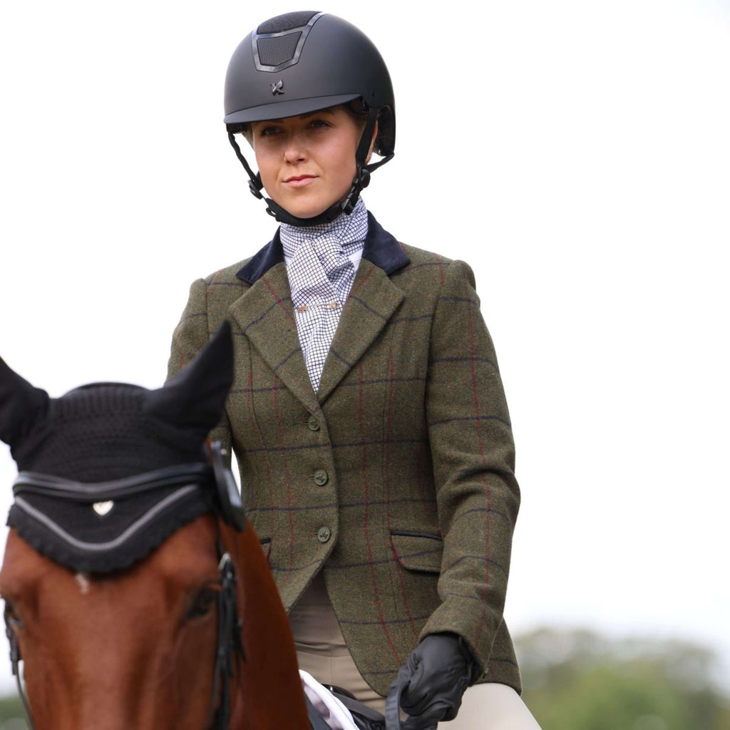 Aubrion by Shires Veste de Concours Saratoga Spruce Vert Check