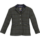 Aubrion by Shires Veste de Concours Saratoga Enfants Vert foncé Check