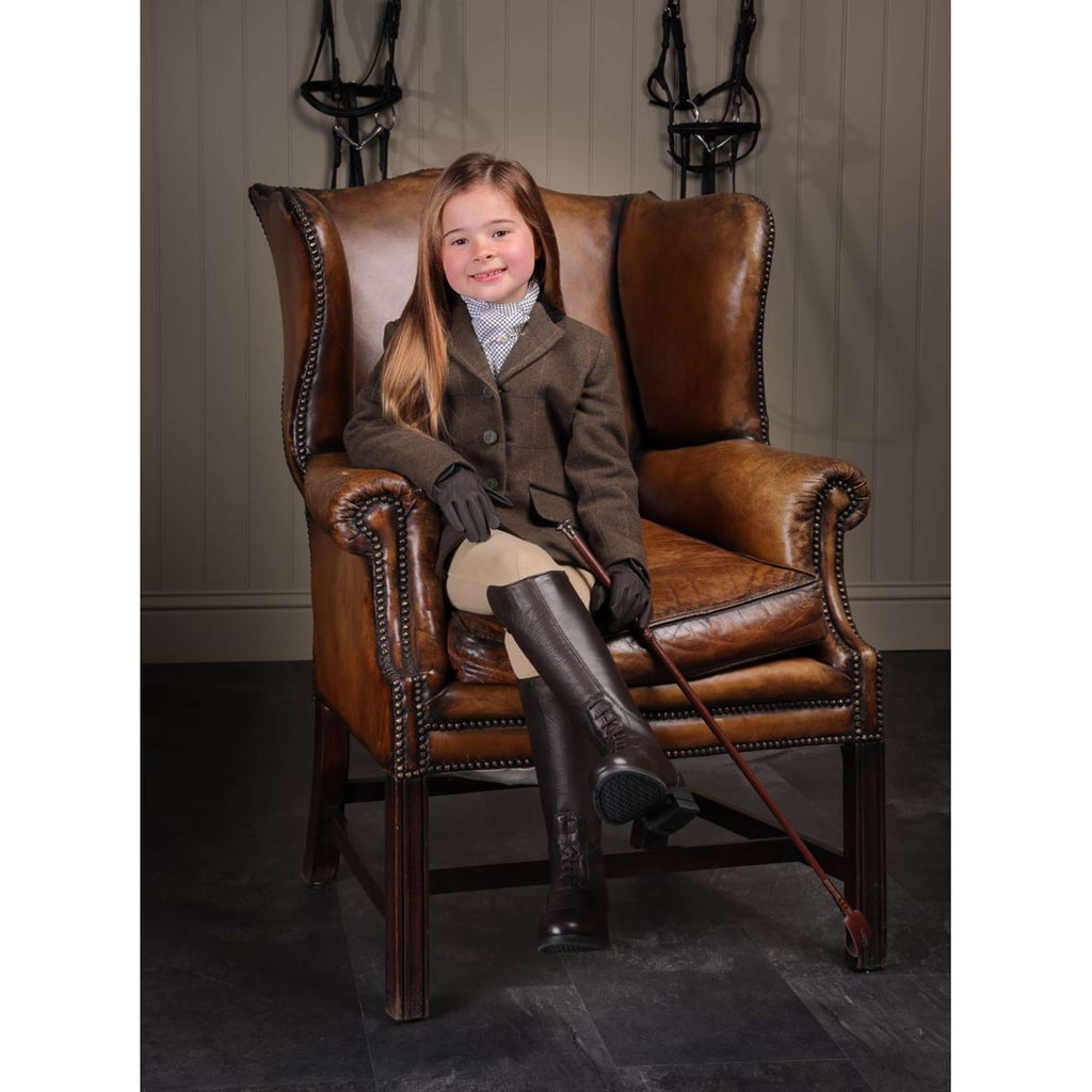 Aubrion by Shires Veste de Concours Saratoga Enfants Vert Check