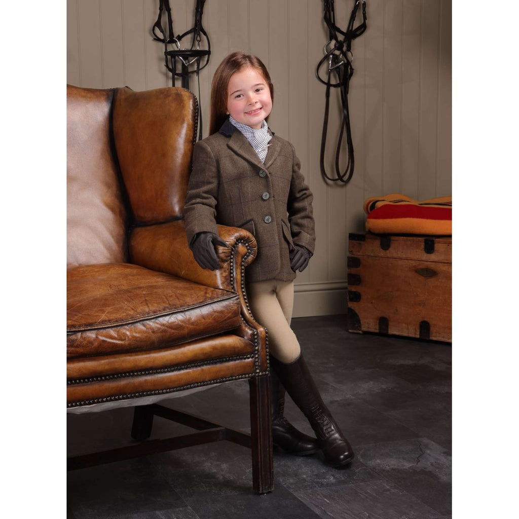 Aubrion by Shires Veste de Concours Saratoga Enfants Vert Check