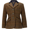 Aubrion by Shires Veste de Concours Saratoga Enfants Chêne Brun Check