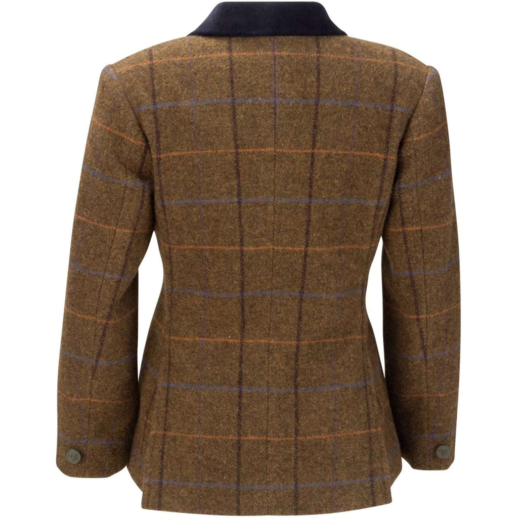 Aubrion by Shires Veste de Concours Saratoga Enfants Chêne Brun Check