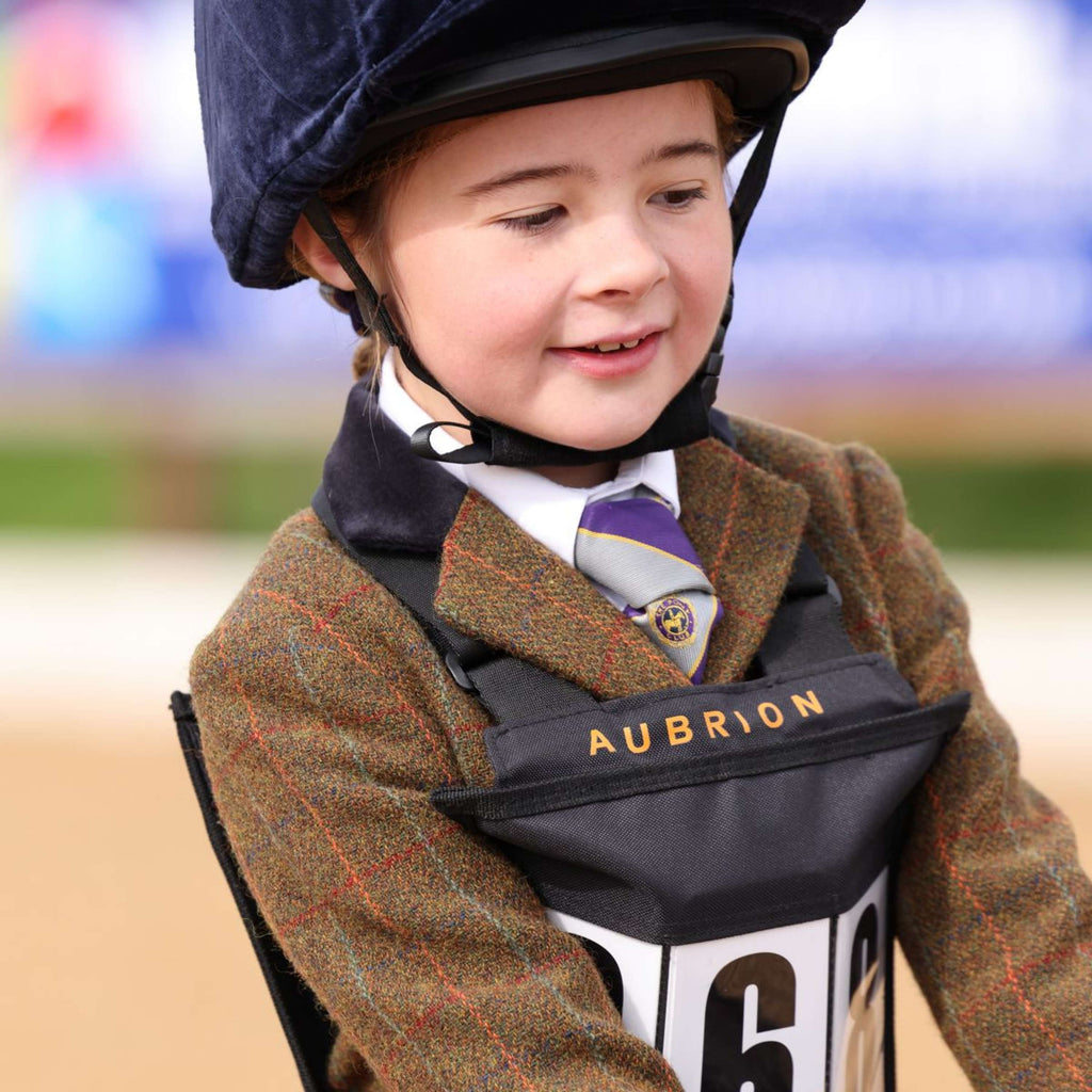 Aubrion by Shires Veste de Concours Saratoga Enfants Rouille Check