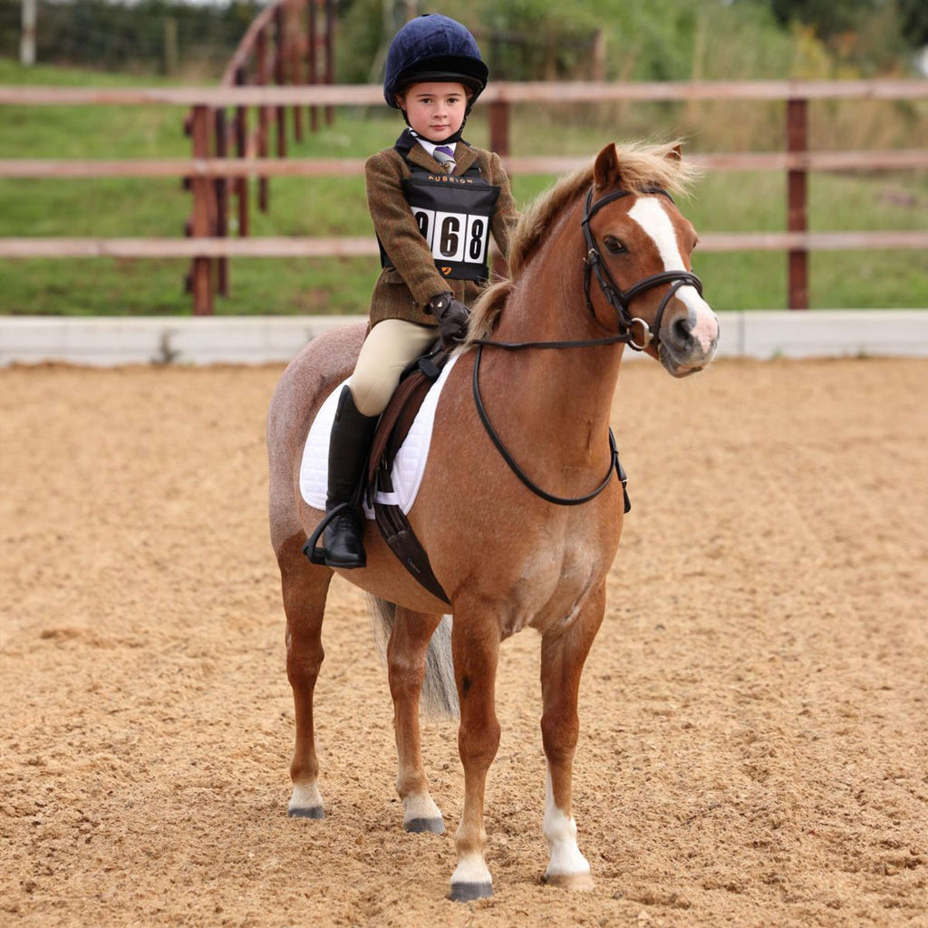 Aubrion by Shires Veste de Concours Saratoga Enfants Rouille Check