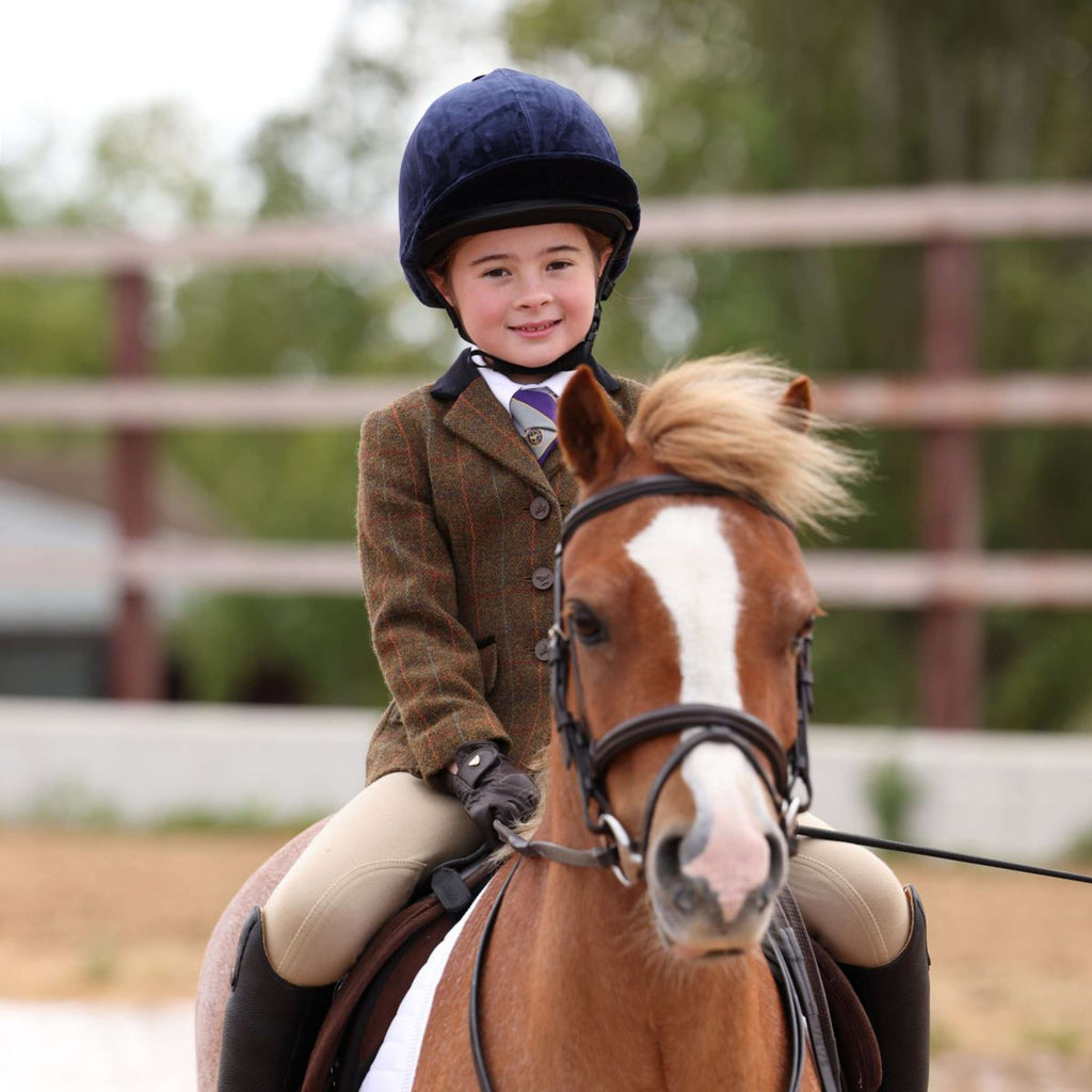 Aubrion by Shires Veste de Concours Saratoga Enfants Rouille Check