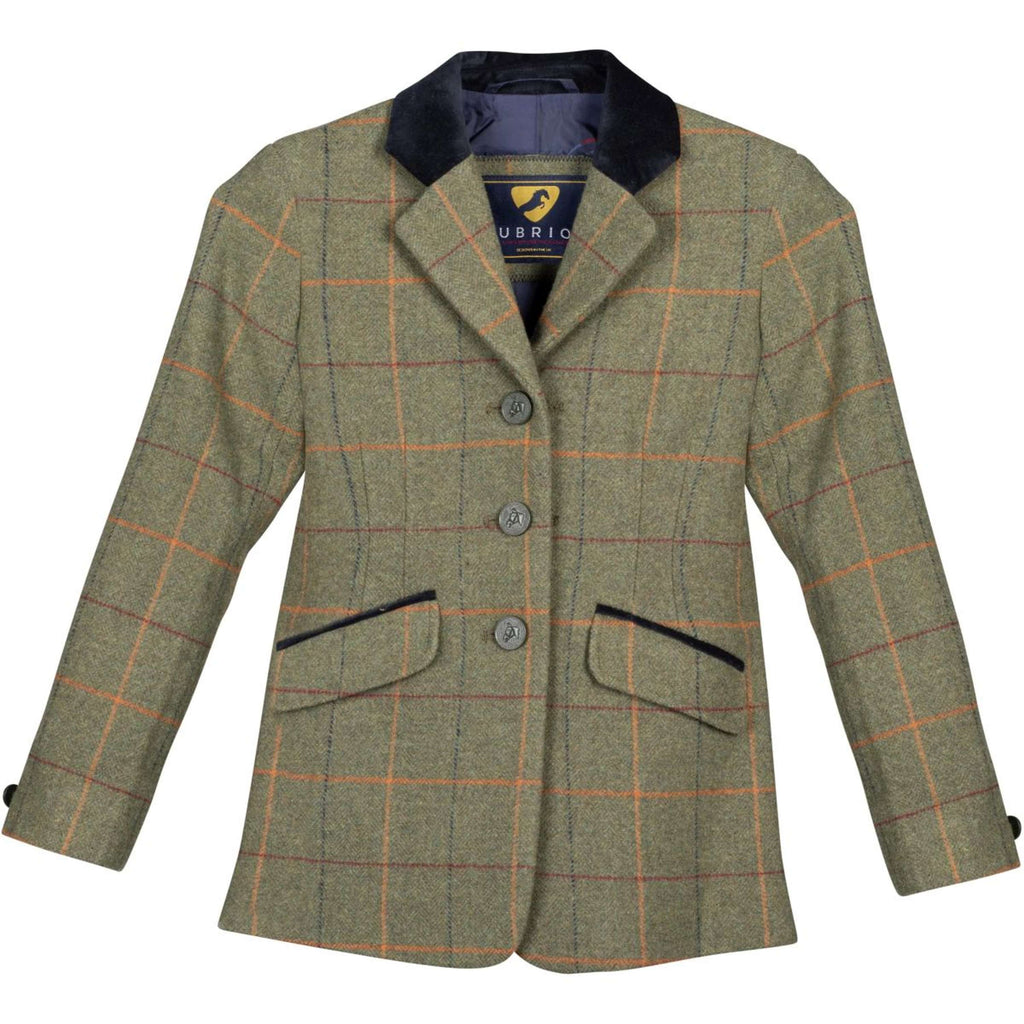 Aubrion by Shires Veste de Concours Saratoga Enfants Rouge/Jaune/Bleu Check